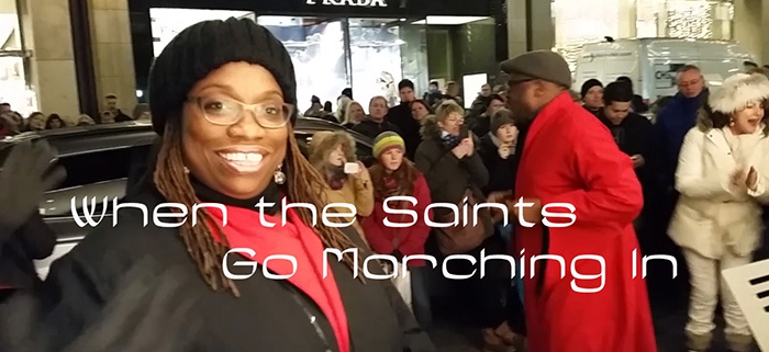 Video when the saints go marching in