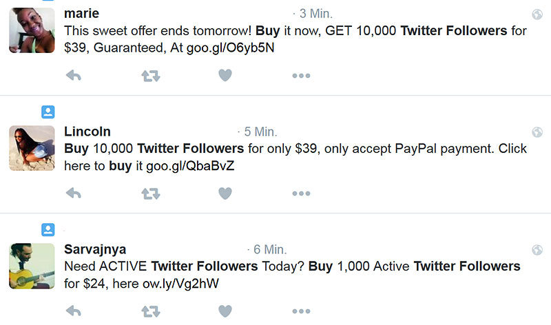 never buy twitter followers