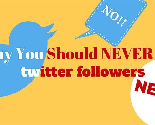 Never Buy Twitter Followers