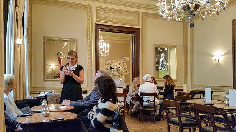 Das Cafe Demel in Wien