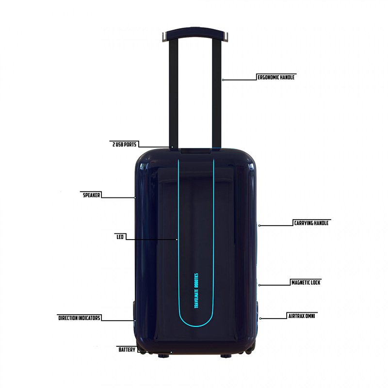 travelmate robotic suitcase