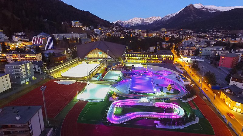 Eistraum Davos in Graubünden 
