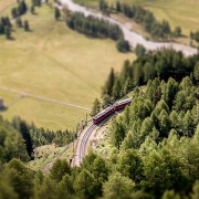Bernina Express bei Alp Grüm