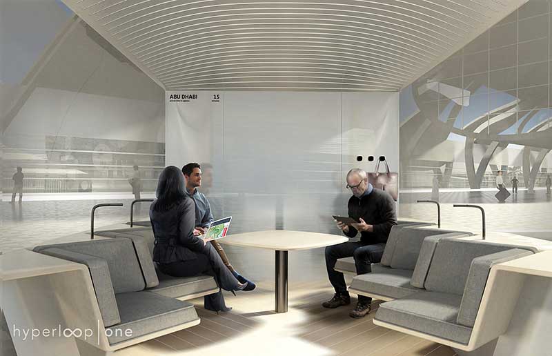 Hyperloop One interior