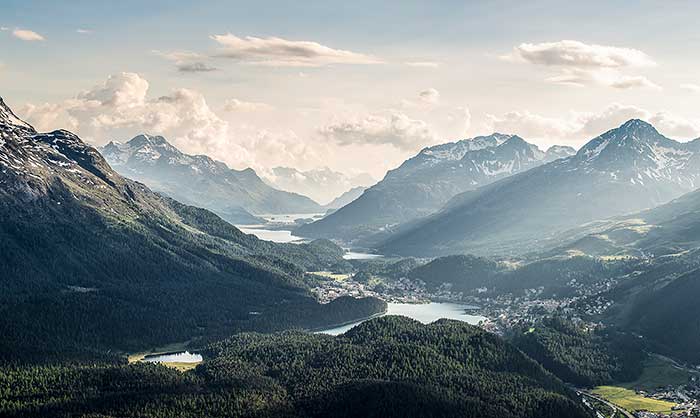 Oberengadiner Seen in Graubünden