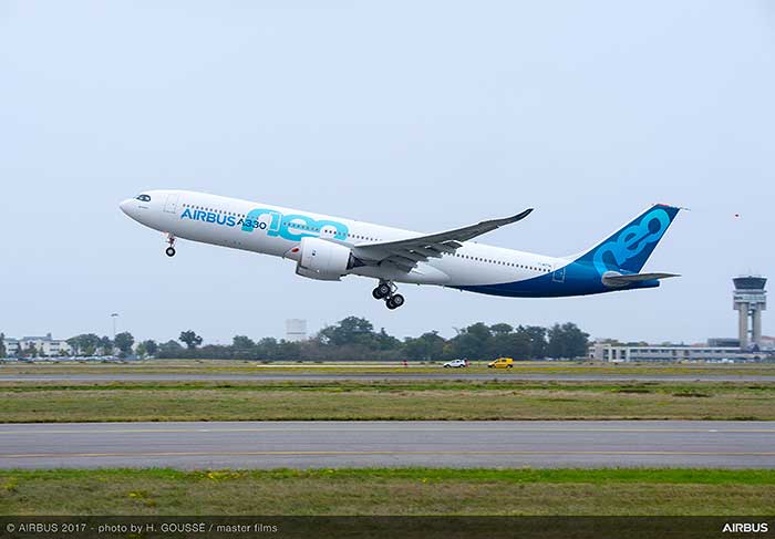 Airbus A330neo first flight