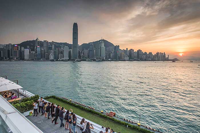 Hong Kong's Ocean Terminal Deck