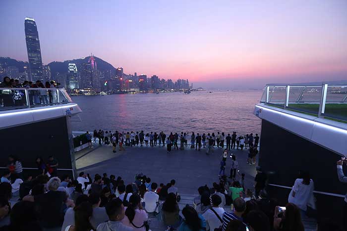 Hong Kong's Ocean Terminal Deck