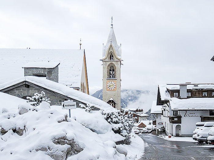 Snow in Serfaus