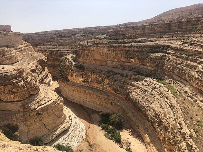 Mides canyon in Tunisia